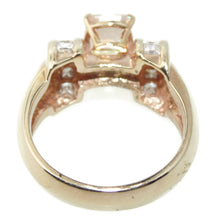 Load image into Gallery viewer, Imperial Topaz and Diamonds Ring in 14k Yellow Gold
