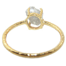 Load image into Gallery viewer, Raw Rough Diamond Ring in 14k Yellow Gold