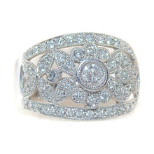 Load image into Gallery viewer, Diamond Cut Out Floral Shapes Ring