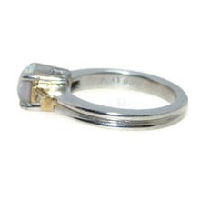 Load image into Gallery viewer, Estate Opal Ring in Platinum and 18k Yellow Gold with Diamond Accents