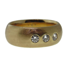 Load image into Gallery viewer, Custom-Made 18k Yellow Gold 8mm Men's Diamond Band Ring