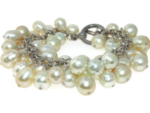 Load image into Gallery viewer, Cha Cha Charms Freshwater Pearls Bracelet in Sterling Silver
