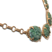 Load image into Gallery viewer, Estate Jade Carved Buddha Pendant &amp; BEaded Necklace in 14k Yellow Gold
