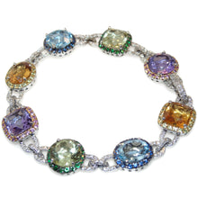 Load image into Gallery viewer, Gorgeous Statement Diamonds Blue Bracelet 
