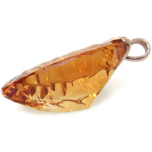 Load image into Gallery viewer, Estate 14k Rose Gold Fancy Cut Citrine Pendant
