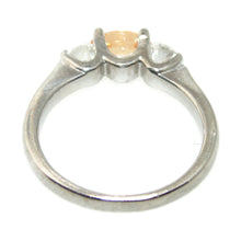 Load image into Gallery viewer, Marquise Imperial Topaz and Diamonds Ring in 14k White Gold
