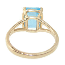 Load image into Gallery viewer, Estate Blue Topaz Ring in 14k Yellow Gold
