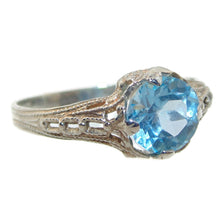 Load image into Gallery viewer, Topaz Ring in 10k White Gold
