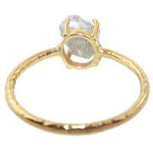 Load image into Gallery viewer, Raw Rough Diamond Ring in 14k Yellow Gold
