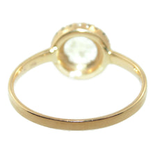 Load image into Gallery viewer, Round Shape Yellow Slice Diamond Ring in 18k Yellow Gold
