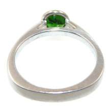 Load image into Gallery viewer, Green Tsavorite Garnet Ring in 14k White Gold
