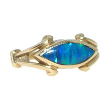 Load image into Gallery viewer, Estate Australian Opal Doublet Ring in 14k Yellow Gold
