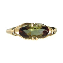 Load image into Gallery viewer, Estate Green Watermelon Tourmaline Ring
