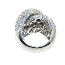 Load image into Gallery viewer, Estate Wrap 18k White Gold 4.0 Carat Diamond Statement Ring
