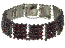 Load image into Gallery viewer, Vintage Estate Natural Bohemian Garnet Statement Bracelet
