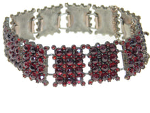 Load image into Gallery viewer, Vintage Estate Natural Bohemian Garnet Statement Bracelet
