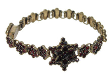 Load image into Gallery viewer, Vintage Estate Natural Bohemian Garnet Statement Bracelet
