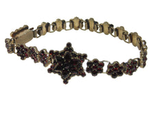 Load image into Gallery viewer, Vintage Estate Natural Bohemian Garnet Statement Bracelet
