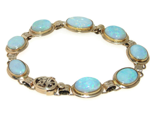 4k Yellow Gold Oval Australian Bracelet