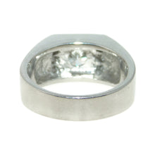 Load image into Gallery viewer, Vintage Round Diamond Men&#39;s Ring in Platinum
