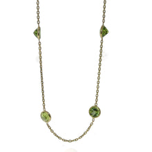 Load image into Gallery viewer, Peridot Necklace in Yellow Gold
