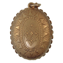 Load image into Gallery viewer, Antique Victorian Large Locket Pendant Featuring Amethyst, Seed Pearls, and Cherub Portrait Detail
