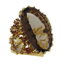 Load image into Gallery viewer, Smokey Quartz Ring in 14k Yellow Gold
