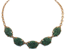 Load image into Gallery viewer, Jade &amp; BEaded Necklace in 14k Yellow Gold
