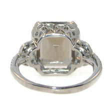 Load image into Gallery viewer, 14k White Gold Smokey Topaz and Diamond Halo Ring
