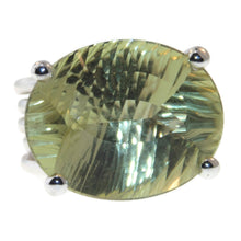 Load image into Gallery viewer, Lemon Quartz Ring in 14k White Gold
