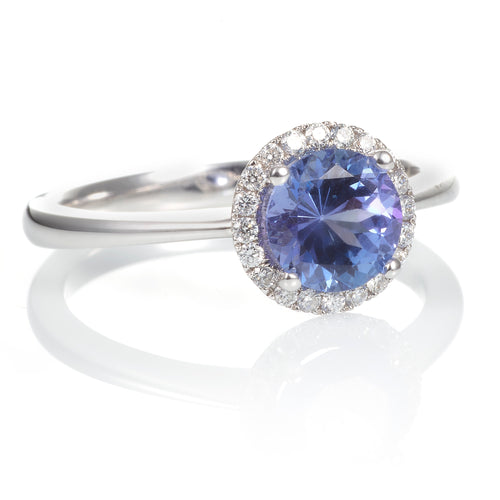 White Gold Tanzanite Ring