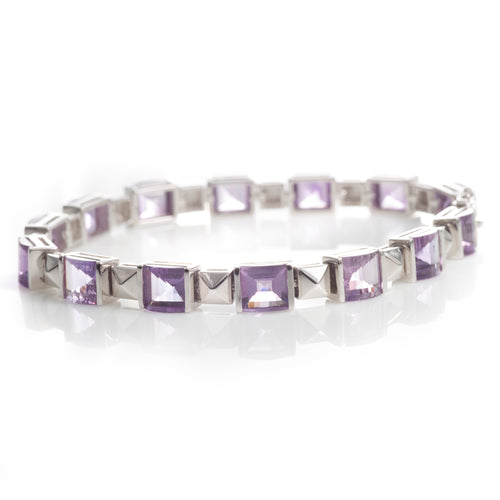 White Gold Tennis Bracelet