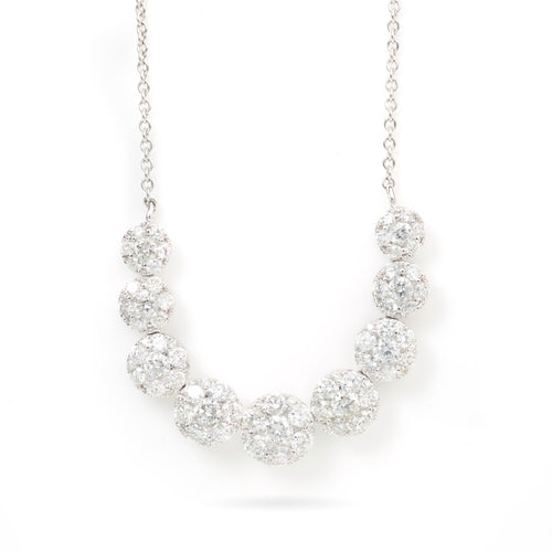 Diamond Cluster Necklace