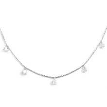 Load image into Gallery viewer, Diamond Necklace (7 Stones) in 18k White Gold
