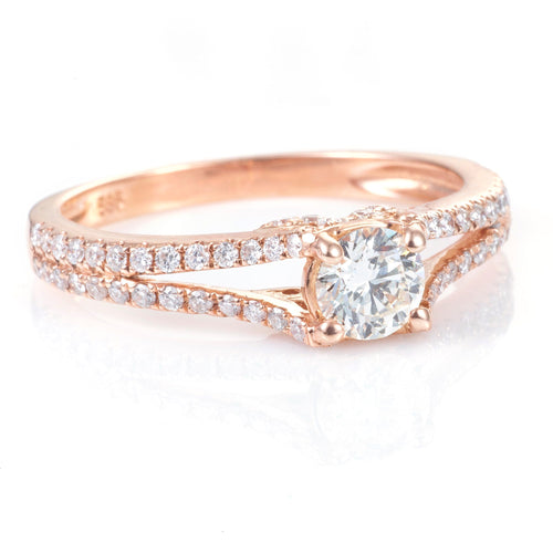 Rose Gold Diamond Ring