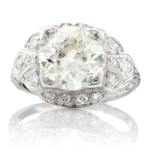 Load image into Gallery viewer, Vintage 1920&#39;s Art Deco Diamond Ring in Platinum
